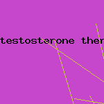 testosterone therapy for woman